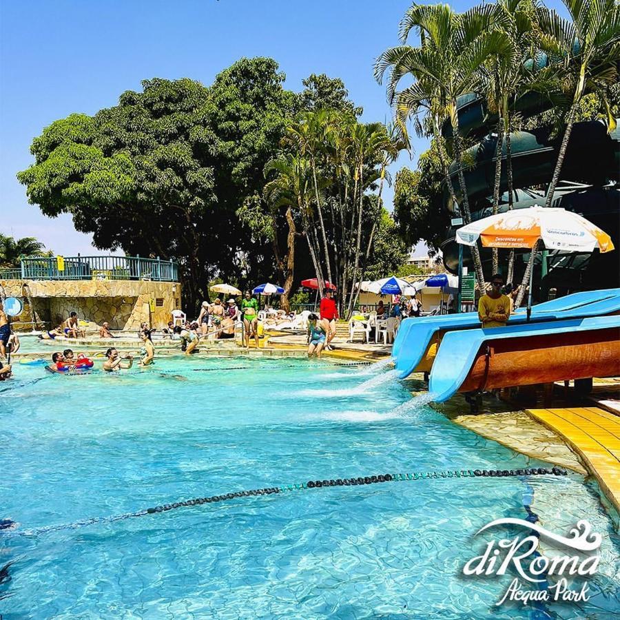 Caldas Novas - 2024 - Diroma Spazzio Acesso Ao Vulcao - Com Piscina Do Hotel 24 Horas Esterno foto